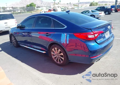 2015 Hyundai Sonata Sport z USA, uszkodzony, nr VIN 5NPE34AF8FH100334